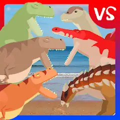 Скачать T-Rex Fights Dinosaurs [MOD Много денег] + [MOD Меню] на Андроид