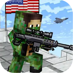 Скачать American Block Sniper Survival [MOD Бесконечные деньги] + [MOD Меню] на Андроид