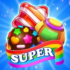Скачать Супер конфеты - Действие Игра [MOD Бесконечные деньги] + [MOD Меню] на Андроид