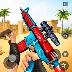 Скачать FPS offline Gun Shooting Games [MOD Много монет] + [MOD Меню] на Андроид