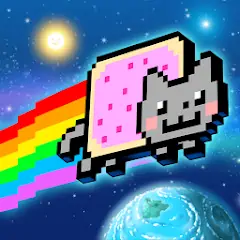 Скачать Nyan Cat: Lost In Space [MOD Бесконечные деньги] + [MOD Меню] на Андроид