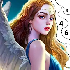Скачать Angel & Devil Paint by Number [MOD Много денег] + [MOD Меню] на Андроид