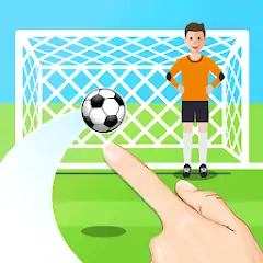 Скачать Penalty Shootout Game Offline [MOD Бесконечные монеты] + [МОД Меню] на Андроид