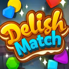 Скачать Delish Match : Match3 & Design [MOD Много денег] + [MOD Меню] на Андроид