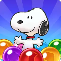 Скачать Bubble Shooter - Snoopy POP! [MOD Много денег] + [MOD Меню] на Андроид