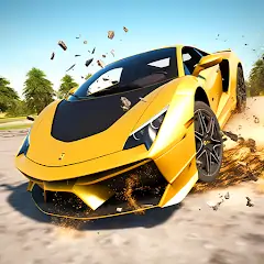 Скачать Car Crash: 3D Mega Demolition [MOD Много монет] + [MOD Меню] на Андроид