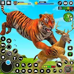 Скачать Tiger Simulator Lion games 3D [MOD Бесконечные деньги] + [MOD Меню] на Андроид