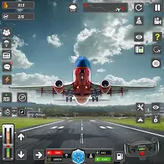 Скачать Real Flight Sim Airplane Games [MOD Бесконечные монеты] + [МОД Меню] на Андроид