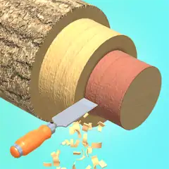 Скачать токарная обработка дерева 3D [MOD Бесконечные монеты] + [МОД Меню] на Андроид