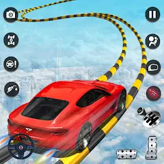 Скачать Ramp Car Game:Crazy Car Racing [MOD Бесконечные монеты] + [МОД Меню] на Андроид