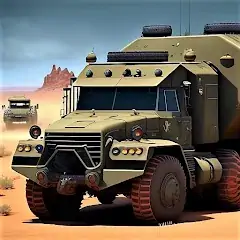 Скачать Truck Simulator Army Games 3D [MOD Много монет] + [MOD Меню] на Андроид