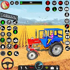 Скачать Farming Games: Tractor Games [MOD Бесконечные деньги] + [MOD Меню] на Андроид