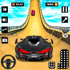 Скачать Crazy Car Stunts - Mega Ramp [MOD Бесконечные монеты] + [МОД Меню] на Андроид