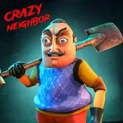 Скачать Hello Crazy Neighbor Game 3D [MOD Бесконечные монеты] + [МОД Меню] на Андроид