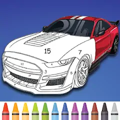 Скачать Cars Color By Number [MOD Много монет] + [MOD Меню] на Андроид