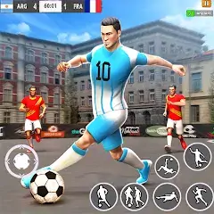 Скачать Street Football: Futsal Games [MOD Бесконечные деньги] + [MOD Меню] на Андроид