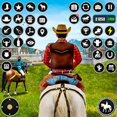 Скачать Horse Riding Rivals Horse Race [MOD Много денег] + [MOD Меню] на Андроид