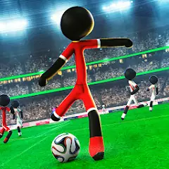 Скачать Stickman Football Strike Games [MOD Много денег] + [MOD Меню] на Андроид
