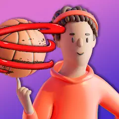 Скачать Draw Basket 3D [MOD Много монет] + [MOD Меню] на Андроид