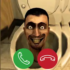 Скачать Skibidi Toilet fake call [MOD Много денег] + [MOD Меню] на Андроид