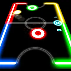 Скачать Glow Hockey [MOD Бесконечные деньги] + [MOD Меню] на Андроид