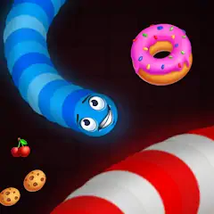 Скачать Snake Worms .io: Fun Game Zone [MOD Много монет] + [MOD Меню] на Андроид