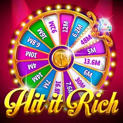 Скачать Hit it Rich! Casino Slots Game [MOD Много монет] + [MOD Меню] на Андроид