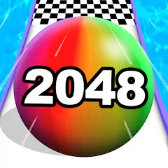 Скачать игра шарик: Ball Run 2048 [MOD Много монет] + [MOD Меню] на Андроид