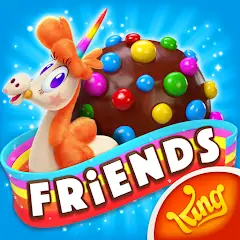 Скачать Candy Crush Friends Saga [MOD Бесконечные монеты] + [MOD Меню] на Андроид