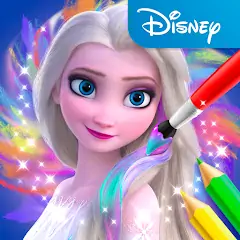 Скачать Disney: мир раскрасок [MOD Бесконечные монеты] + [MOD Меню] на Андроид