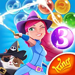 Скачать Bubble Witch 3 Saga [MOD Много монет] + [MOD Меню] на Андроид