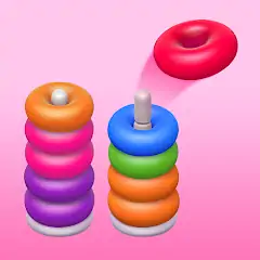 Скачать Color Sort 3D — Hoop Stack [MOD Бесконечные монеты] + [MOD Меню] на Андроид