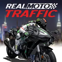 Скачать Real Moto Traffic [MOD Бесконечные монеты] + [MOD Меню] на Андроид