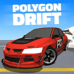 Скачать Polygon Drift: Traffic Racing [MOD Много денег] + [MOD Меню] на Андроид