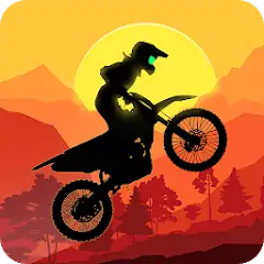 Скачать Sunset Bike Racer - Motocross [MOD Много монет] + [MOD Меню] на Андроид