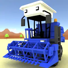 Скачать Blocky Farm Racing & Simulator [MOD Бесконечные монеты] + [MOD Меню] на Андроид
