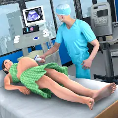 Скачать роды и беременность игра 3D [MOD Много монет] + [MOD Меню] на Андроид