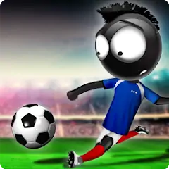 Скачать Stickman Soccer 2016 [MOD Много монет] + [MOD Меню] на Андроид