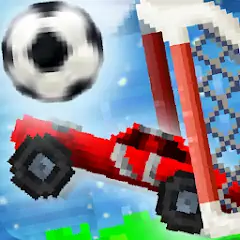 Скачать Pixel Cars. Soccer [MOD Бесконечные монеты] + [MOD Меню] на Андроид
