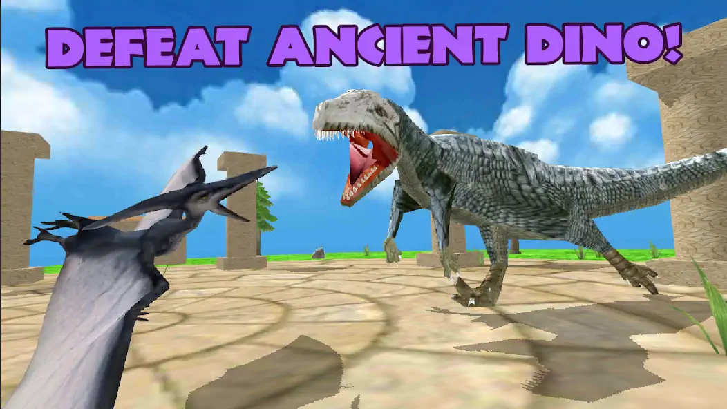 Скачать Dino Battle Arena Lost Kingdom [MOD Бесконечные деньги] на Андроид