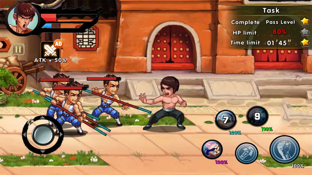 Скачать Kung Fu Attack: Final Fight [MOD Бесконечные монеты] на Андроид
