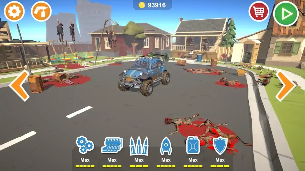 Скачать Zombie Cars: Разбивай Машины [MOD Много денег] на Андроид