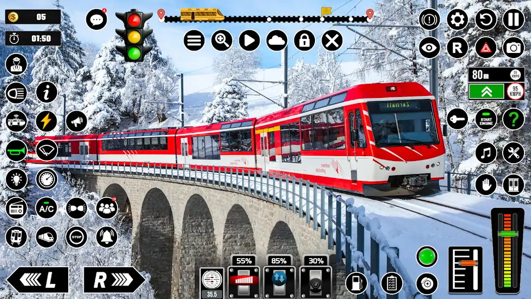 Скачать Русский Симуляторы поездов 3D [MOD Бесконечные деньги] на Андроид