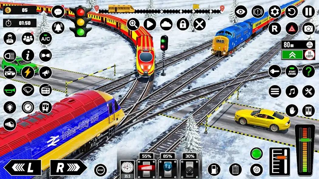 Скачать Русский Симуляторы поездов 3D [MOD Бесконечные деньги] на Андроид