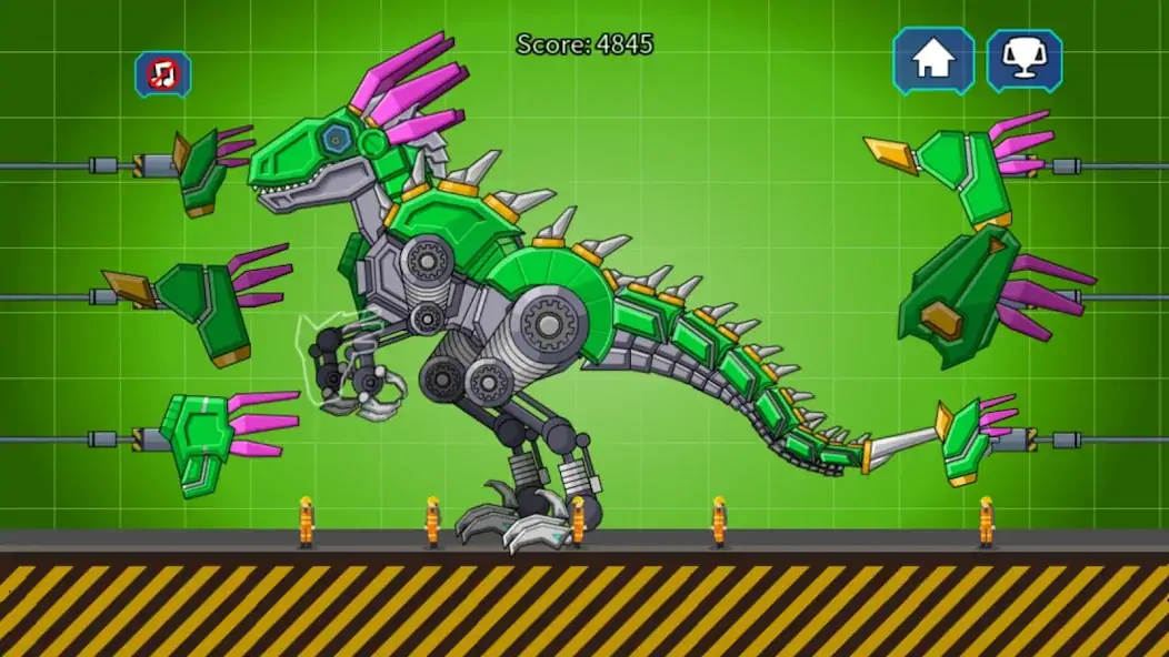 Скачать Velociraptor Rex Dino Robot [MOD Много денег] на Андроид