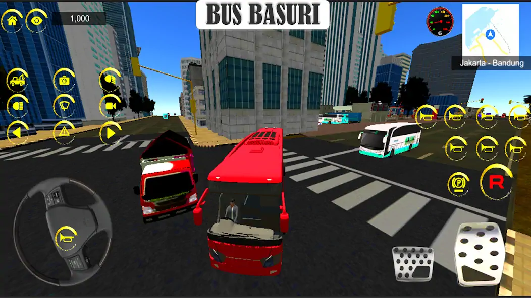 Скачать Bus Basuri Lintas Expedisi [MOD Бесконечные монеты] на Андроид