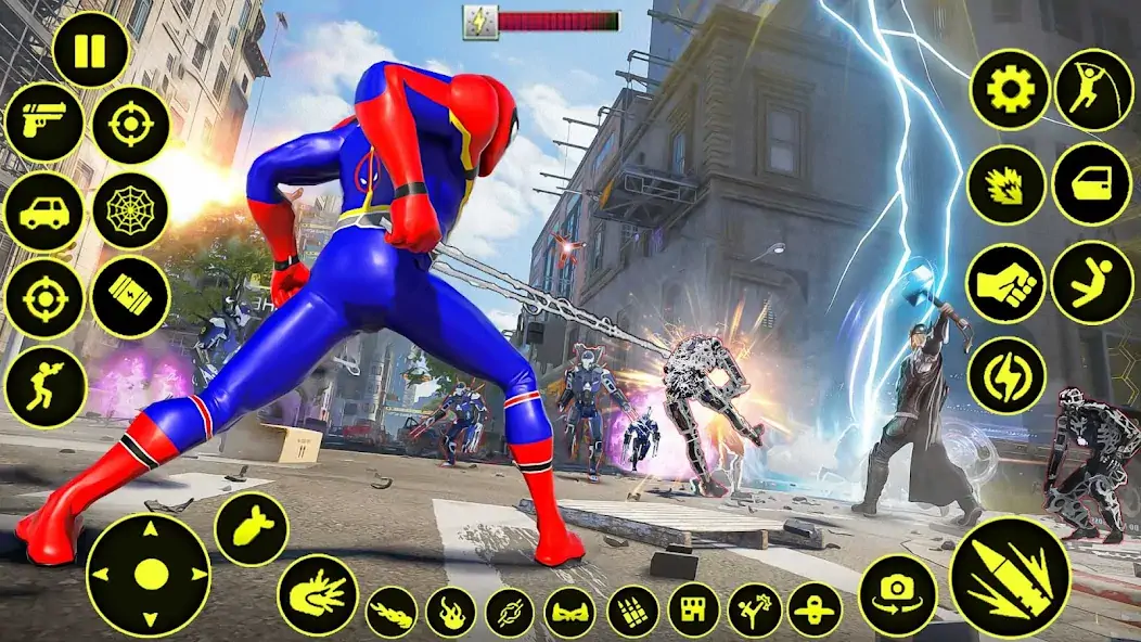 Скачать Spider Rope Hero Man Games [MOD Много денег] на Андроид