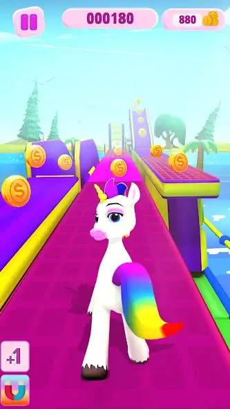Скачать Unicorn Kingdom: Running Games [MOD Бесконечные монеты] на Андроид
