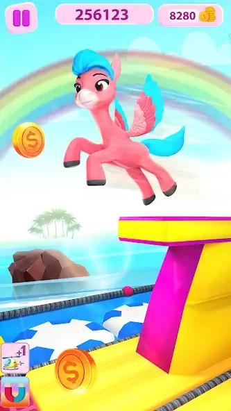 Скачать Unicorn Kingdom: Running Games [MOD Бесконечные монеты] на Андроид