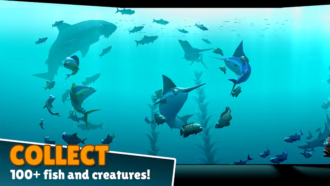 Скачать Creatures of the Deep: Fishing [MOD Бесконечные монеты] на Андроид
